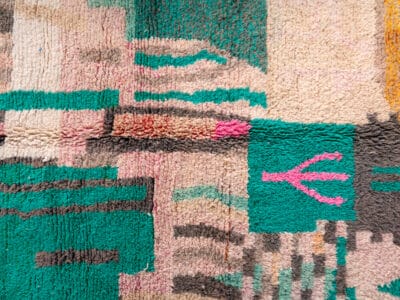 5x9 Abstract Carpet Moroccan - Image 7