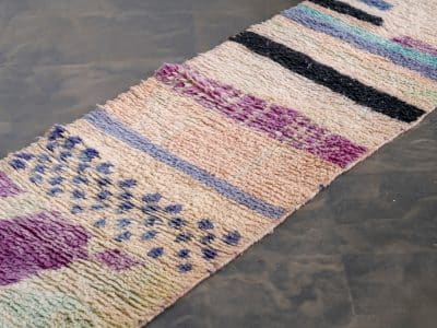 2.3X10 Purple Runner Rug - Image 4