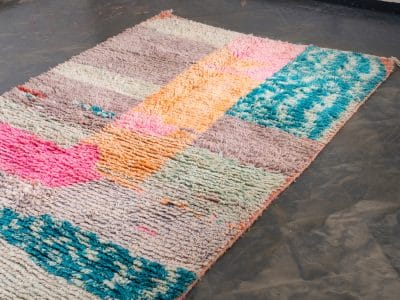 5x9 Colorful Berber Carpet - Image 3