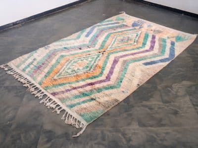 5x8 Geometric Moroccan Rug - Image 2