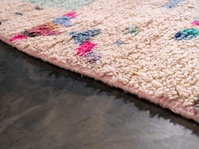 6x8 Moroccan Pink Modern Rug - Image 6