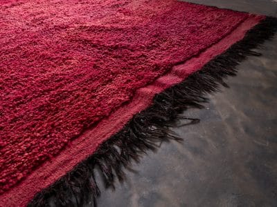 7x11 Large Vintage Rug Red - Image 5