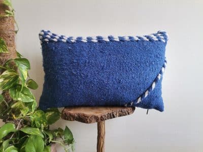 Blue Pillow Cover