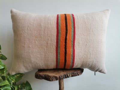 16x24 Moroccan Orange Cushion - Image 2