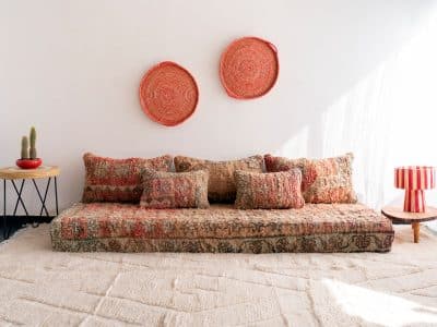 7 ft Moroccan Floor Sofa - Image 2