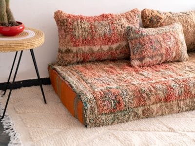 7 ft Moroccan Floor Sofa - Image 5