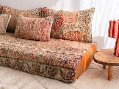 7 ft Moroccan Floor Sofa - Image 6