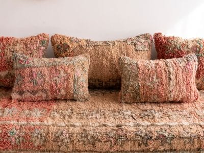 7 ft Moroccan Floor Sofa - Image 8