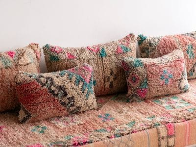 7 ft Moroccan Floor Sofa Seat - Image 8