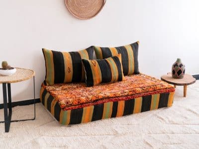 4 ft Floor Sofa Moroccan - Image 3