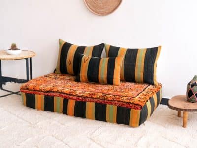 4 ft Floor Sofa Moroccan - Image 4