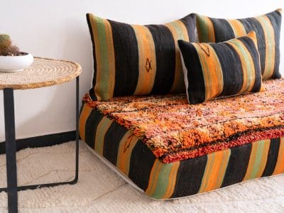 4 ft Floor Sofa Moroccan - Image 5