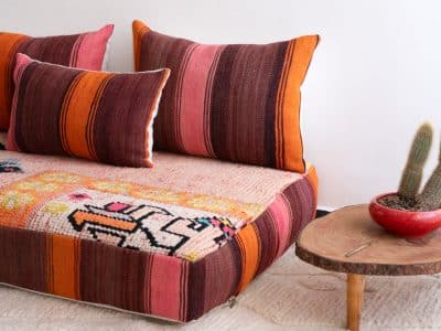 4 ft Moroccan Floor Seat - Image 6