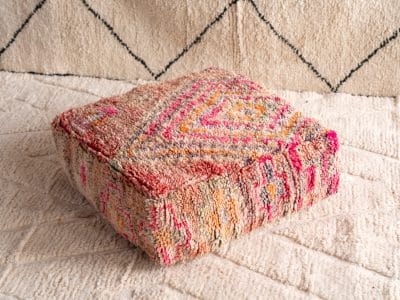 Moroccan Vintage Carpet Floor Cushion