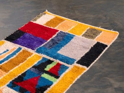 3x5 Berber Rug Multicolor Azilal - Image 3