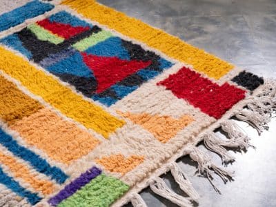 3x5 Berber Rug Multicolor Azilal - Image 9