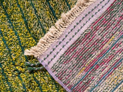 4x5 Green Small Berber Rug Azilal - Image 10