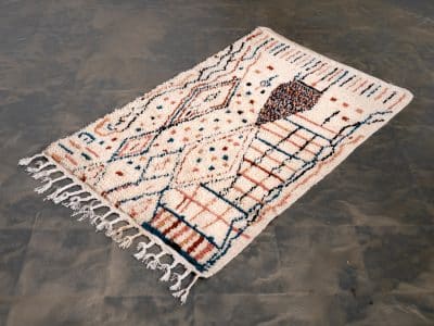 3x5 Abstract Azilal Berber Rug - Image 2