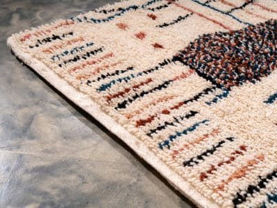 3x5 Abstract Azilal Berber Rug - Image 8