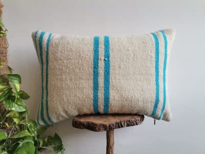 12x20 Morocco Pillow Cover Light Blue - Image 2