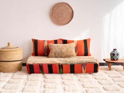 Boho Oriental Floor Couch