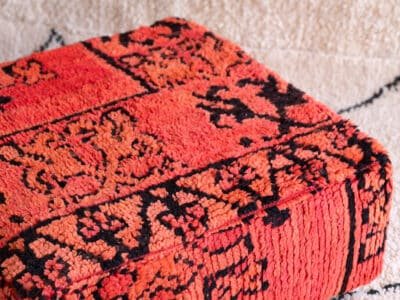 24X24X8'' Moroccan Wool Floor Cushion - Image 2