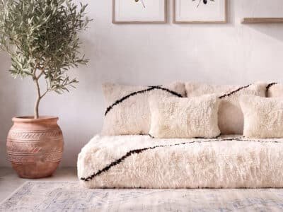 Handmade Moroccan Floor Sofa Set - Beni Ourain - Image 2