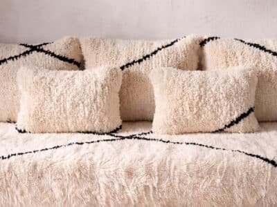 Handmade Moroccan Floor Sofa Set - Beni Ourain - Image 3