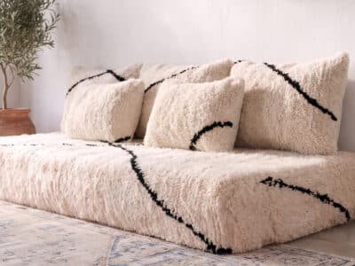 Handmade Moroccan Floor Sofa Set - Beni Ourain - Image 5
