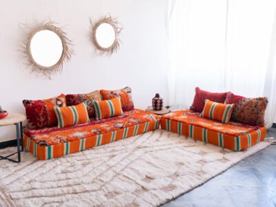 Moroccan Handmade Floor Couch Set