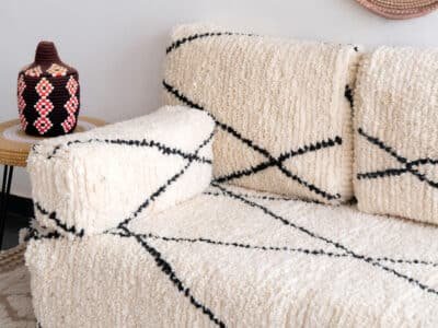 White Floor Sofa Covers Morocco - Image 6