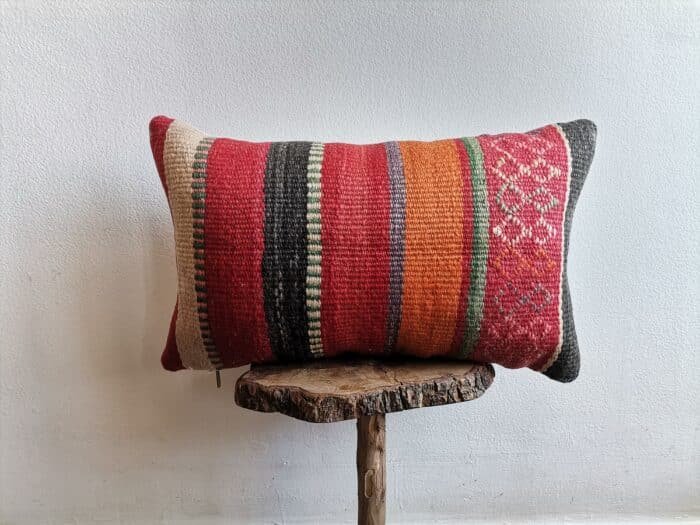Moroccan Pillow Case Handmade Multicolored