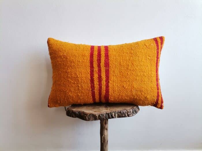 Yellow Pillow Case Moroccan