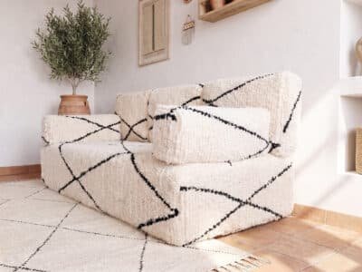 White Floor Sofa Covers Morocco - Image 7