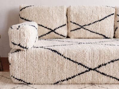 White Floor Sofa Covers Morocco - Image 4