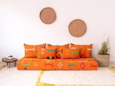 Orange Floor Sofa