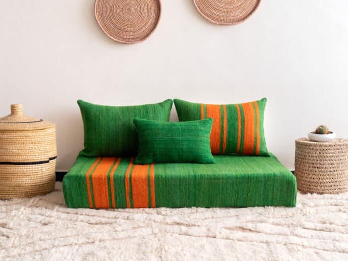 Floor Couch Green