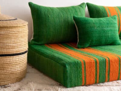 4 ft Floor Couch Green - Image 4