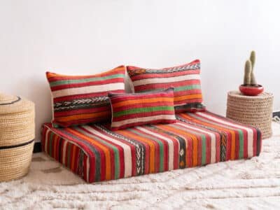 4 ft Coloured Floor Couch  - Image 3