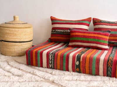4 ft Coloured Floor Couch  - Image 6