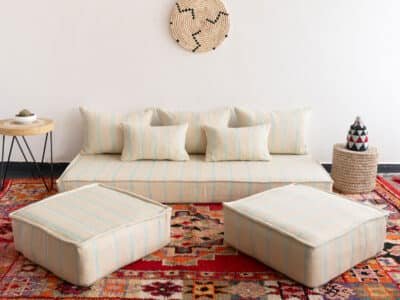 6 ft Morocco Floor Sofa Set - Image 3