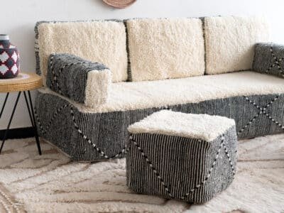 White Floor Couch - Image 3