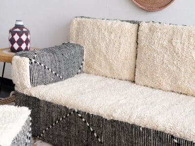 White Floor Couch - Image 7