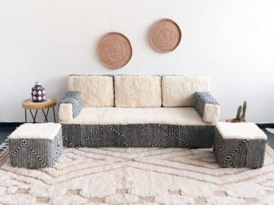 White Floor Couch - Image 14