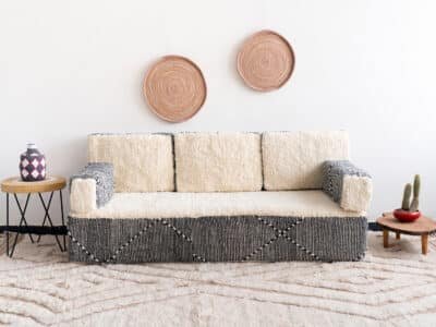 White Floor Couch - Image 15