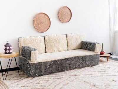 White Floor Couch - Image 16