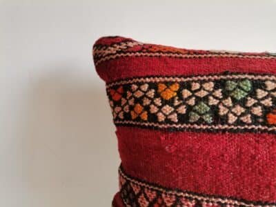 12x20 Red Boho Pillow - Image 3