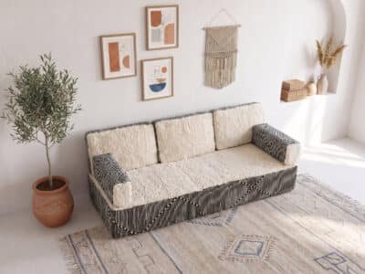 White Floor Couch - Image 3