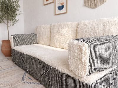 White Floor Couch - Image 8