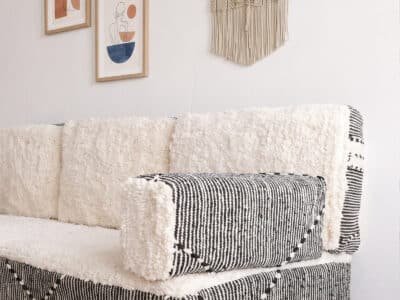 White Floor Couch - Image 6